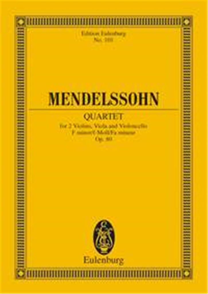 String Quartet F minor op. 80